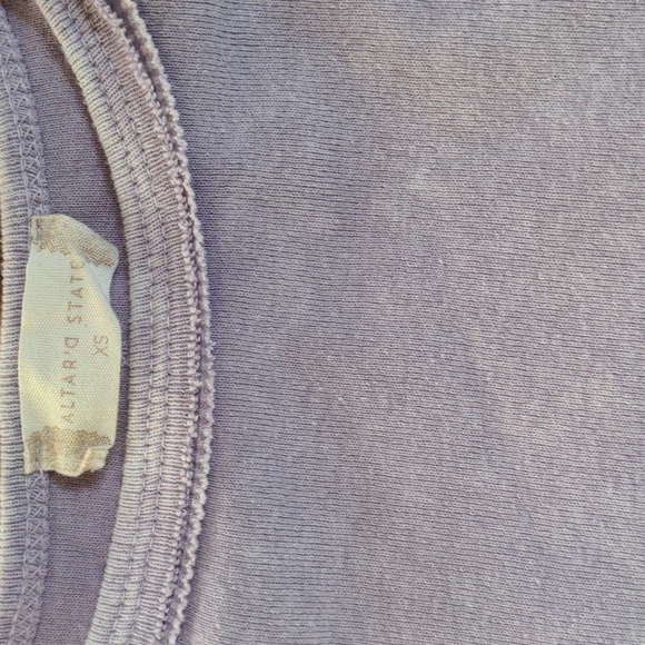 Altar'd State Outseam Short Sleeve Sweatshirt Size XS - Picture 3 of 5